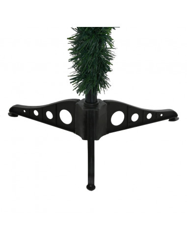 Albero di Natale Satinato Preiluminato Palline e Pigne 150 cm