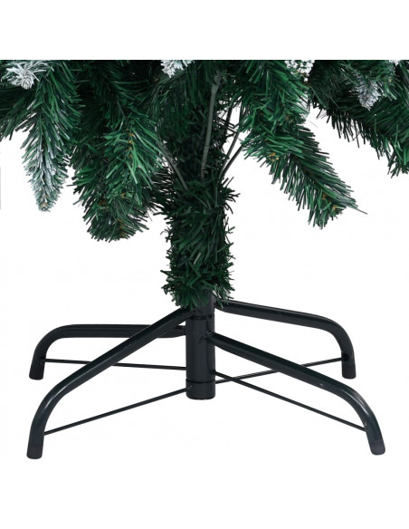 Albero di Natale Preilluminato con Palline e Pigne 150 cm