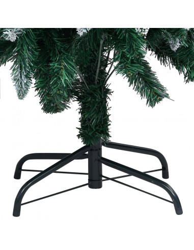 Albero di Natale Artificiale con LED e Set di Palline e Pigne 210 cm