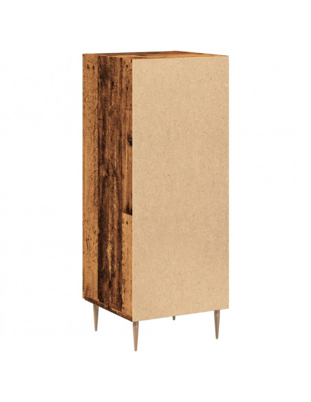 Credenza Legno Antico 34,5x34x90 cm in Truciolato