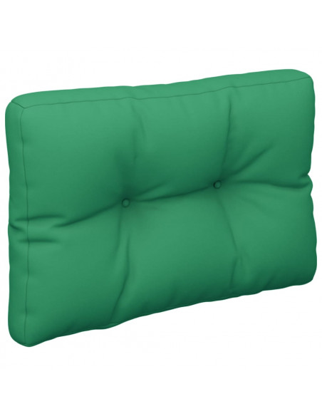 Cuscino per Pallet Verde 60x40x12 cm in Tessuto