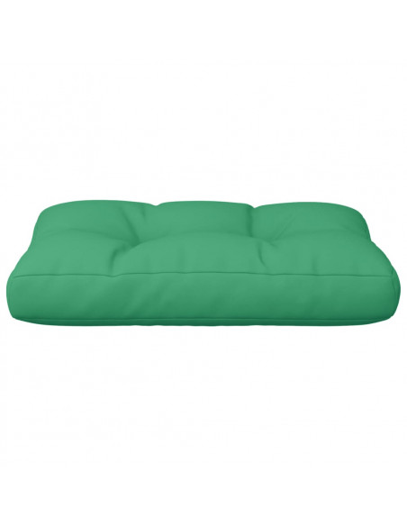 Cuscino per Pallet Verde 60x40x12 cm in Tessuto