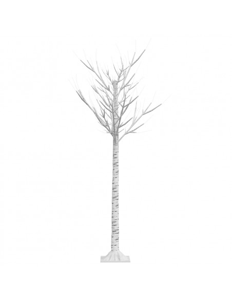 Albero Natale 140 LED 1,5 m Salice Bianco Caldo Interno Esterno