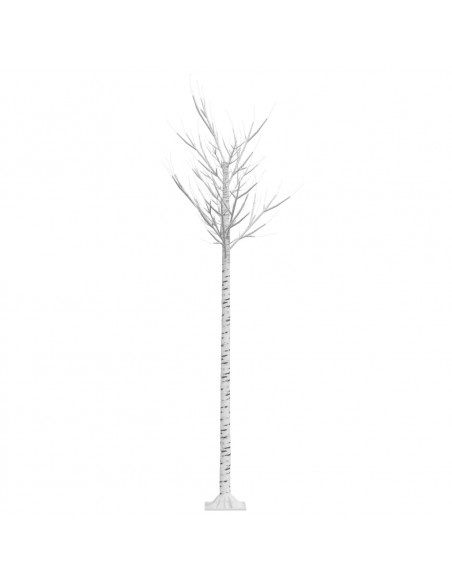 Albero Natale 200 LED 2,2 m Salice Blu Interno Esterno