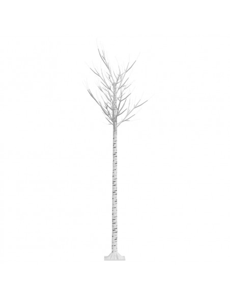 Albero Natale 200 LED 2,2 m Salice Colorato Interno Esterno