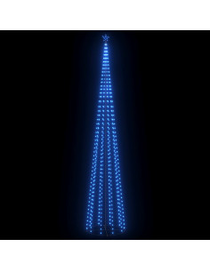 Albero di Natale a Cono con 752 LED Blu 160x500 cm 2