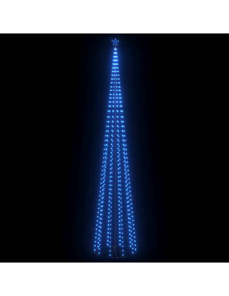 Albero di Natale a Cono con 752 LED Blu 160x500 cm