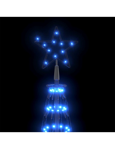 Albero di Natale a Cono con 752 LED Blu 160x500 cm