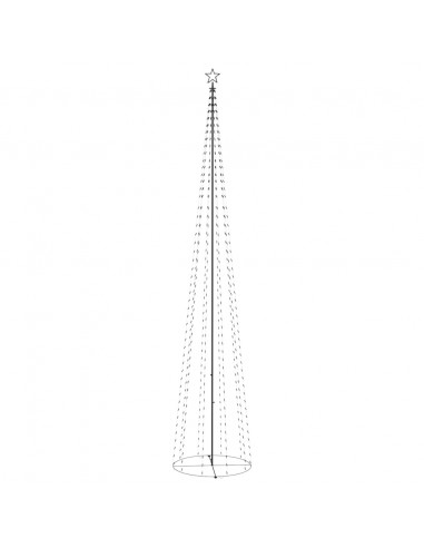 Albero di Natale a Cono con 752 LED Blu 160x500 cm