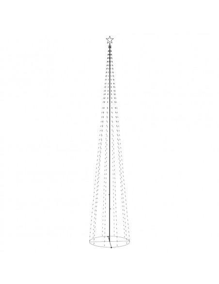 Albero di Natale a Cono con 752 LED Blu 160x500 cm