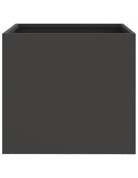 Fioriera Nera 32x30x29 cm in Acciaio Laminato a Freddo