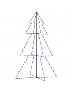 Albero di Natale a Cono 200 LED per Interni Esterni 98x150 cm 2