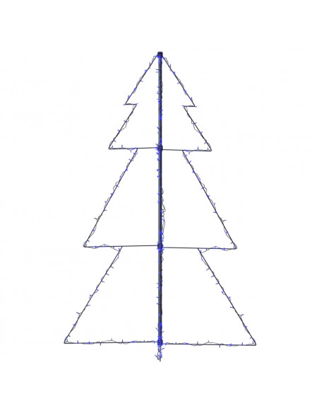 Albero di Natale a Cono 200 LED per Interni Esterni 98x150 cm