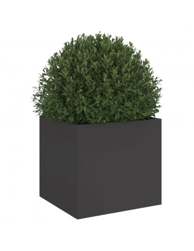 Fioriera Nera 32x30x29 cm in Acciaio