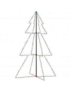 Albero di Natale a Cono 200 LED per Interni Esterni 98x150 cm 2