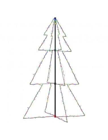 Albero di Natale a Cono 200 LED per Interni Esterni 98x150 cm