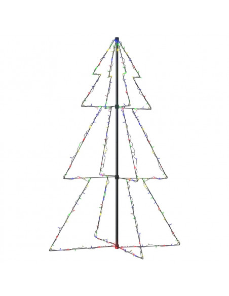 Albero di Natale a Cono 200 LED per Interni Esterni 98x150 cm