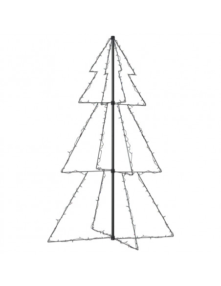 Albero di Natale a Cono 200 LED per Interni Esterni 98x150 cm