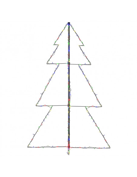 Albero di Natale a Cono 200 LED per Interni Esterni 98x150 cm