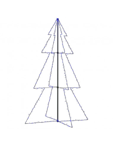 Albero di Natale a Cono 240 LED per Interni Esterni 118x180 cm