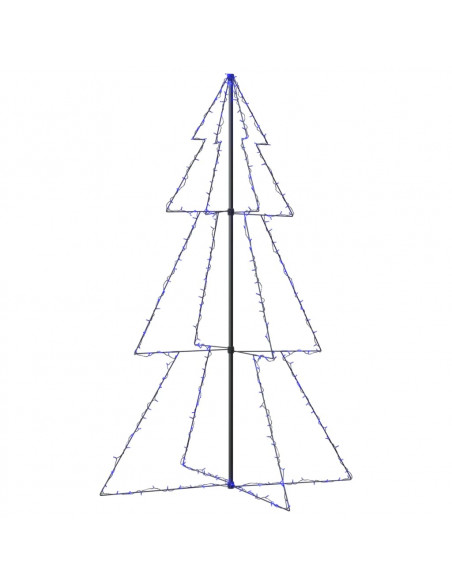 Albero di Natale a Cono 240 LED per Interni Esterni 118x180 cm