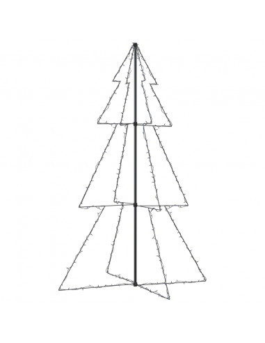 Albero di Natale a Cono 240 LED per Interni Esterni 118x180 cm