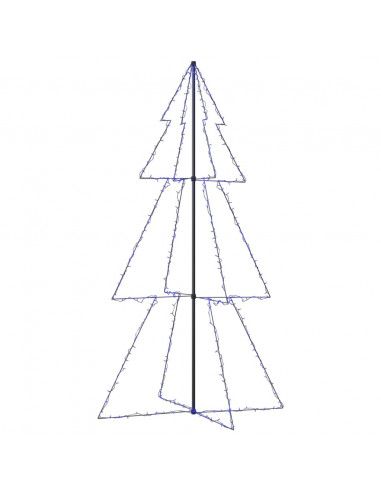 Albero di Natale a Cono 300 LED per Interni Esterni 120x220 cm