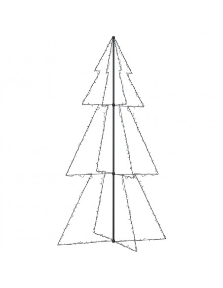 Albero di Natale a Cono 300 LED per Interni Esterni 120x220 cm