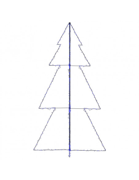 Albero di Natale a Cono 300 LED per Interni Esterni 120x220 cm
