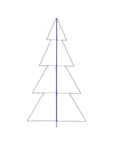 Albero di Natale a Cono 360 LED per Interni Esterni 143x250 cm