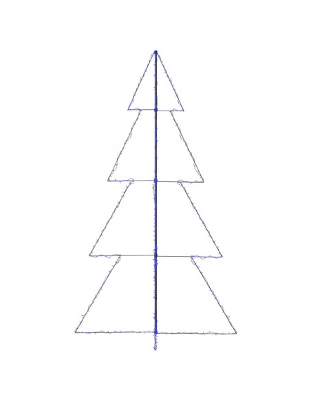 Albero di Natale a Cono 360 LED per Interni Esterni 143x250 cm
