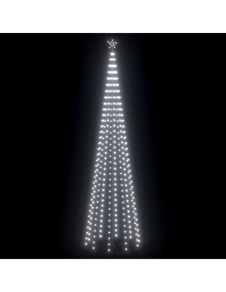 Albero di Natale a Cono con 752 LED Bianco Caldo 160x500 cm