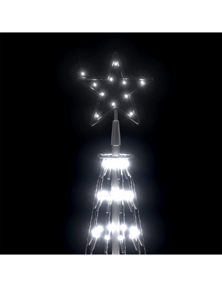 Albero di Natale a Cono con 752 LED Bianco Caldo 160x500 cm