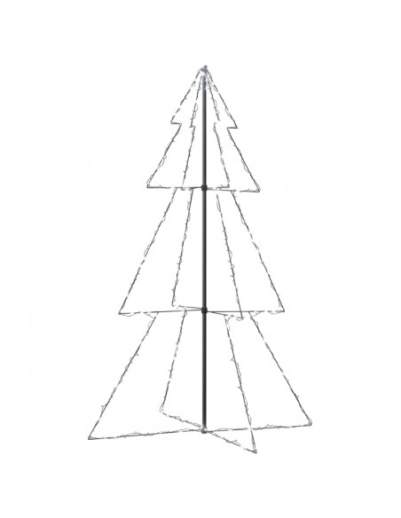 Albero di Natale a Cono 240 LED per Interni Esterni 118x180 cm