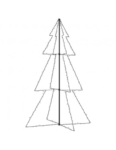 Albero di Natale a Cono 240 LED per Interni Esterni 118x180 cm