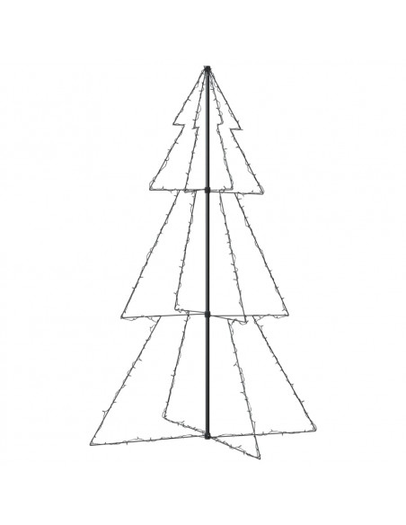 Albero di Natale a Cono 240 LED per Interni Esterni 118x180 cm
