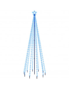Albero di Natale con Puntale Blu 310 LED 300 cm 2