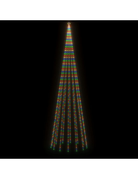 Albero di Natale a Cono Colorato 1134 LED 230x800 cm
