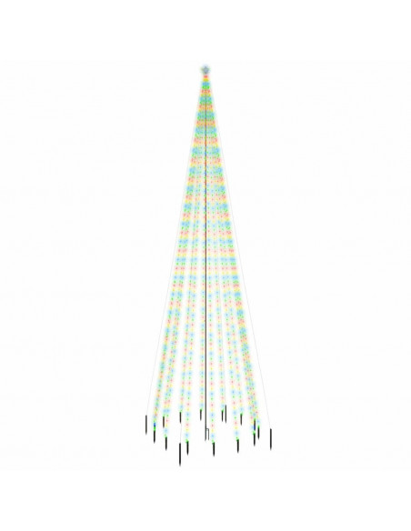 Albero di Natale con Puntale Colorato 1134 LED 800 cm