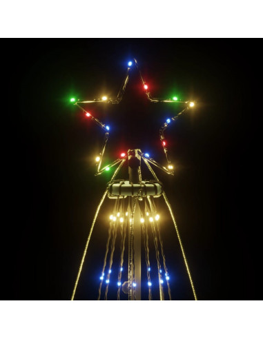 Albero di Natale con Puntale Colorato 1134 LED 800 cm