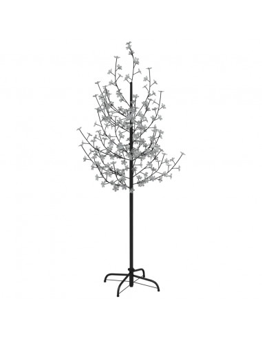 Albero di Ciliegio con 200 LED Bianco Caldo 180 cm