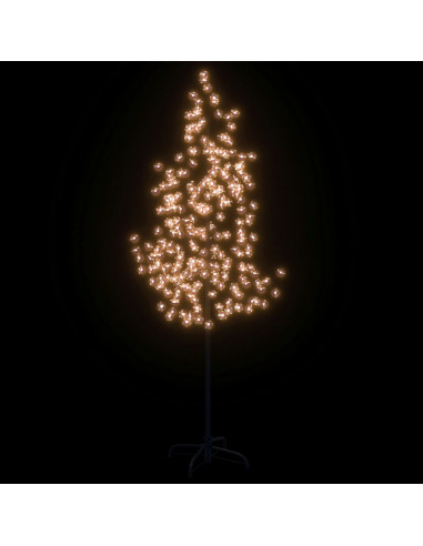 Albero di Ciliegio con 220 LED Bianco Caldo 220 cm