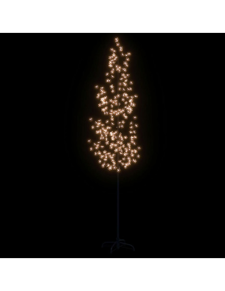Albero di Ciliegio con 368 LED Bianco Caldo 300 cm