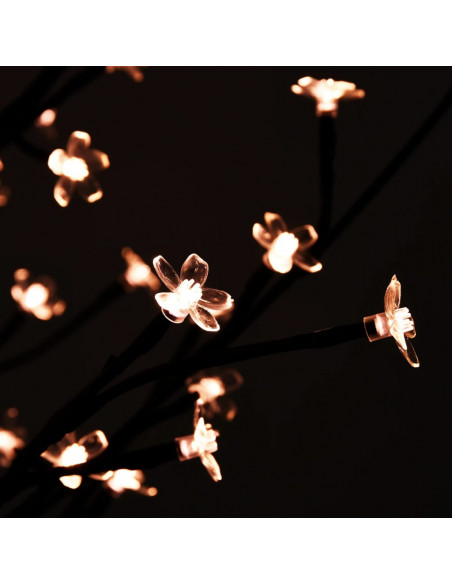 Albero di Ciliegio con 368 LED Bianco Caldo 300 cm