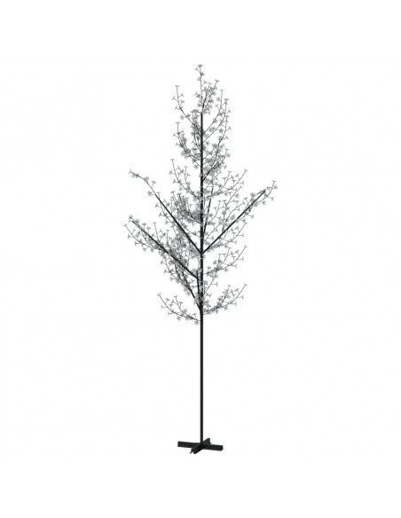 Albero di Ciliegio con 672 LED Bianco Caldo 400 cm