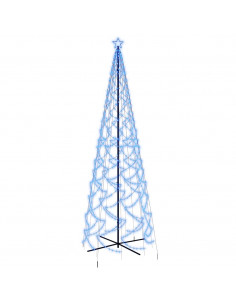 Albero di Natale a Cono Blu 1400 LED 160x500 cm 2