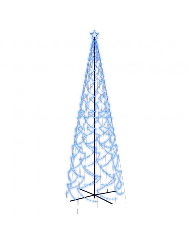 Albero di Natale a Cono Blu 1400 LED 160x500 cm