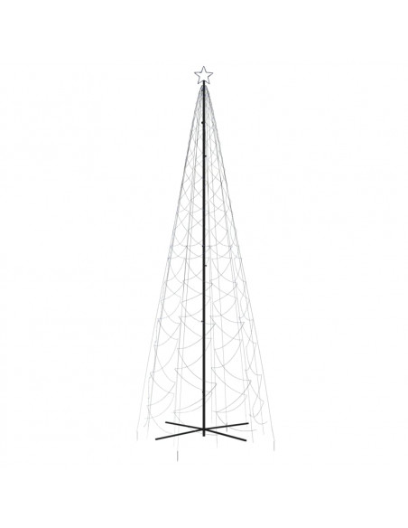 Albero di Natale a Cono Blu 1400 LED 160x500 cm