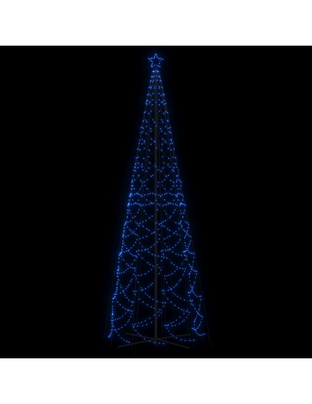 Albero di Natale a Cono Blu 1400 LED 160x500 cm
