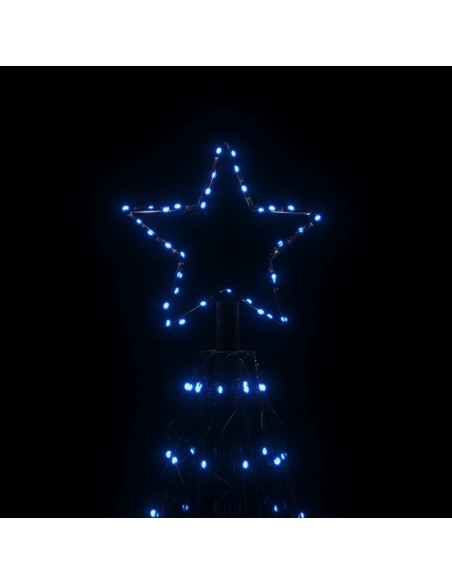 Albero di Natale a Cono Blu 1400 LED 160x500 cm
